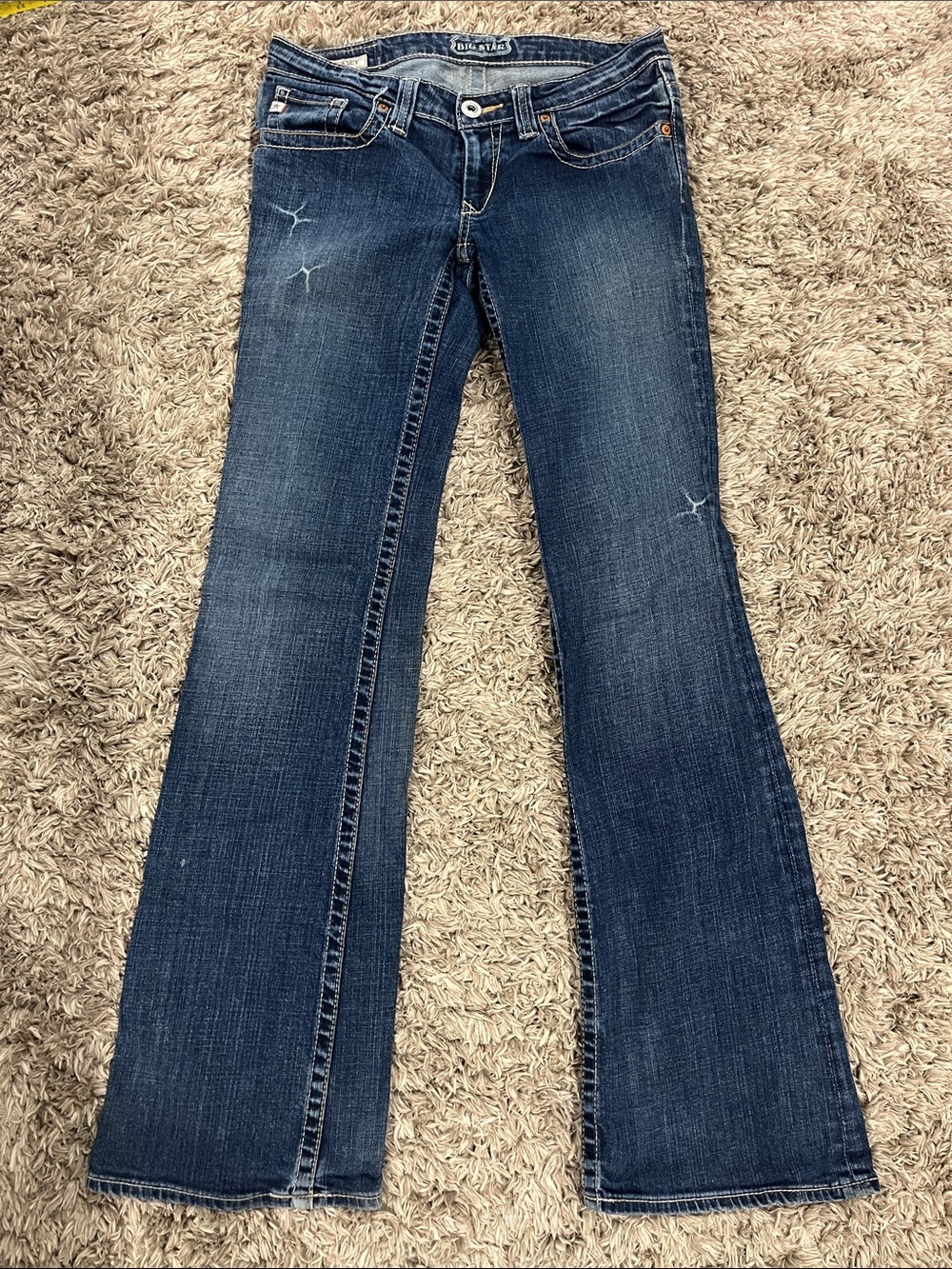 Big Star Women's Dark Blue Flared Jeans